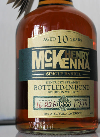 Henry McKenna 10 Year Bottled-In-Bond Single Barrel Bourbon