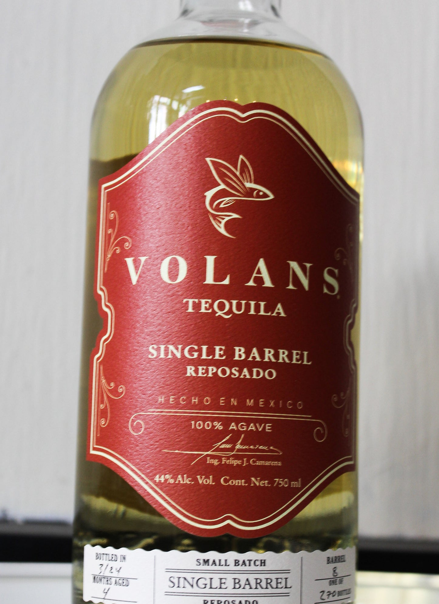 Volans Tequila Reposado Single Barrel