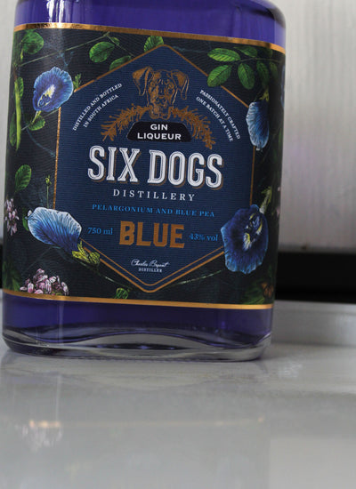 Six Dogs Distillery Blue Gin