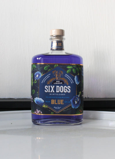 Six Dogs Distillery Blue Gin