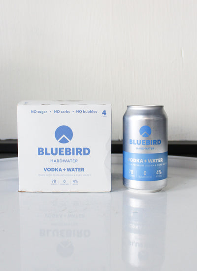 Bluebird Hardwater Vodka + Water