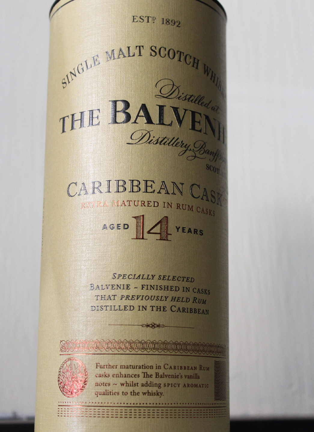 Balvenie 14 Year Caribbean Cask Single Malt Scotch Whisky