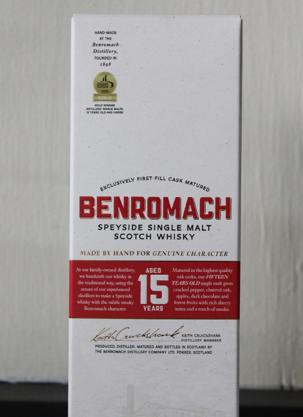 Benromach 15 Year Old Single Malt Scotch