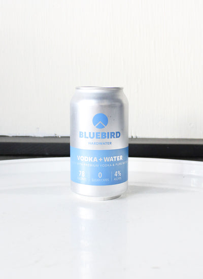 Bluebird Hardwater Vodka + Water