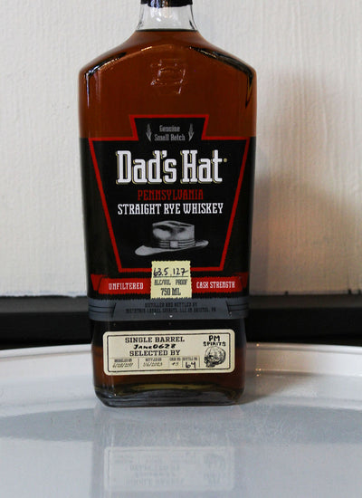 Dad's Hat Pennsylvania Straight Rye Whiskey Cask Strength Single Barrel