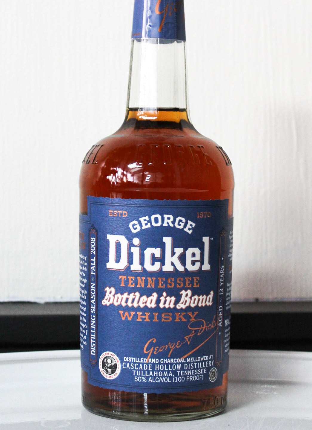 George Dickel 13 Year Bottled-In-Bond Tennessee Whiskey