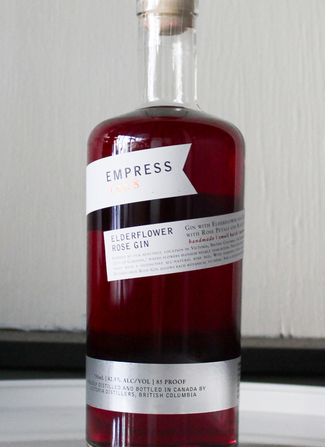 Empress 1908 Elderflower Rose Gin