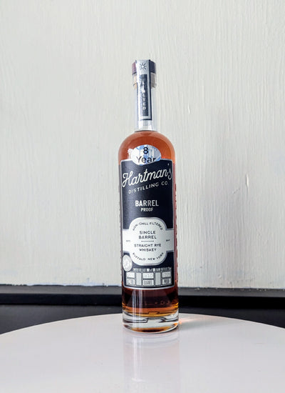 Hartmans Single Barrel Barrel Proof Rye Whiskey JA3.0