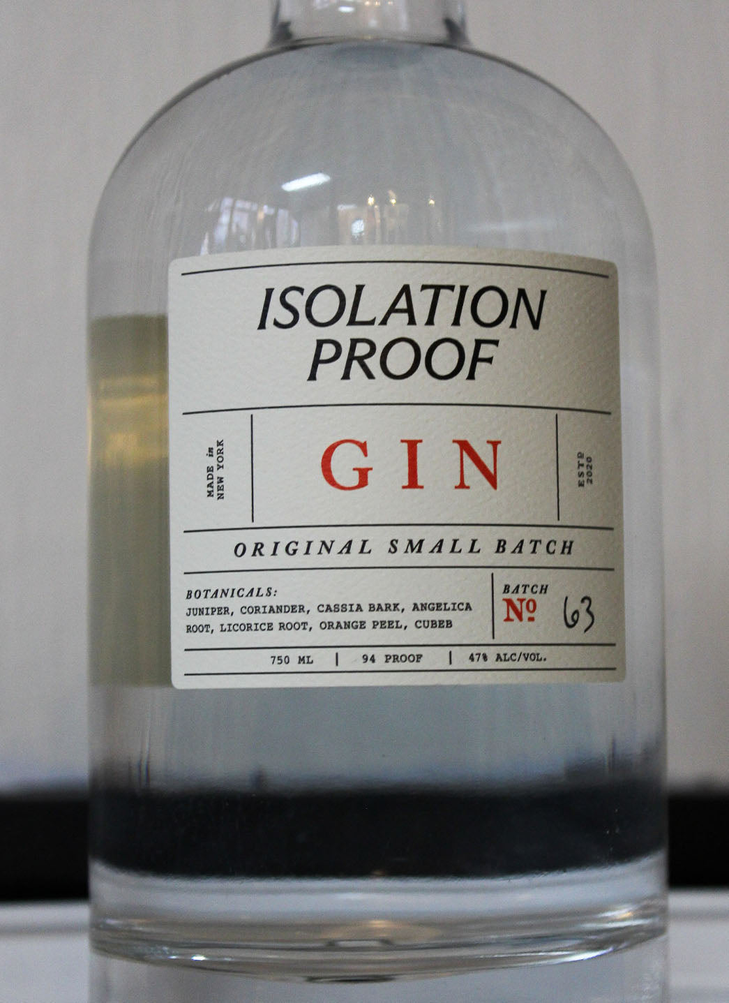 Isolation Proof Original Gin