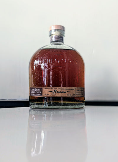 Redemption Barrel Proof 9 Year Straight Bourbon Whiskey