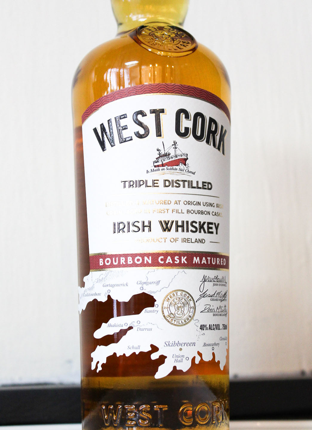 West Cork Bourbon Cask Irish Whiskey