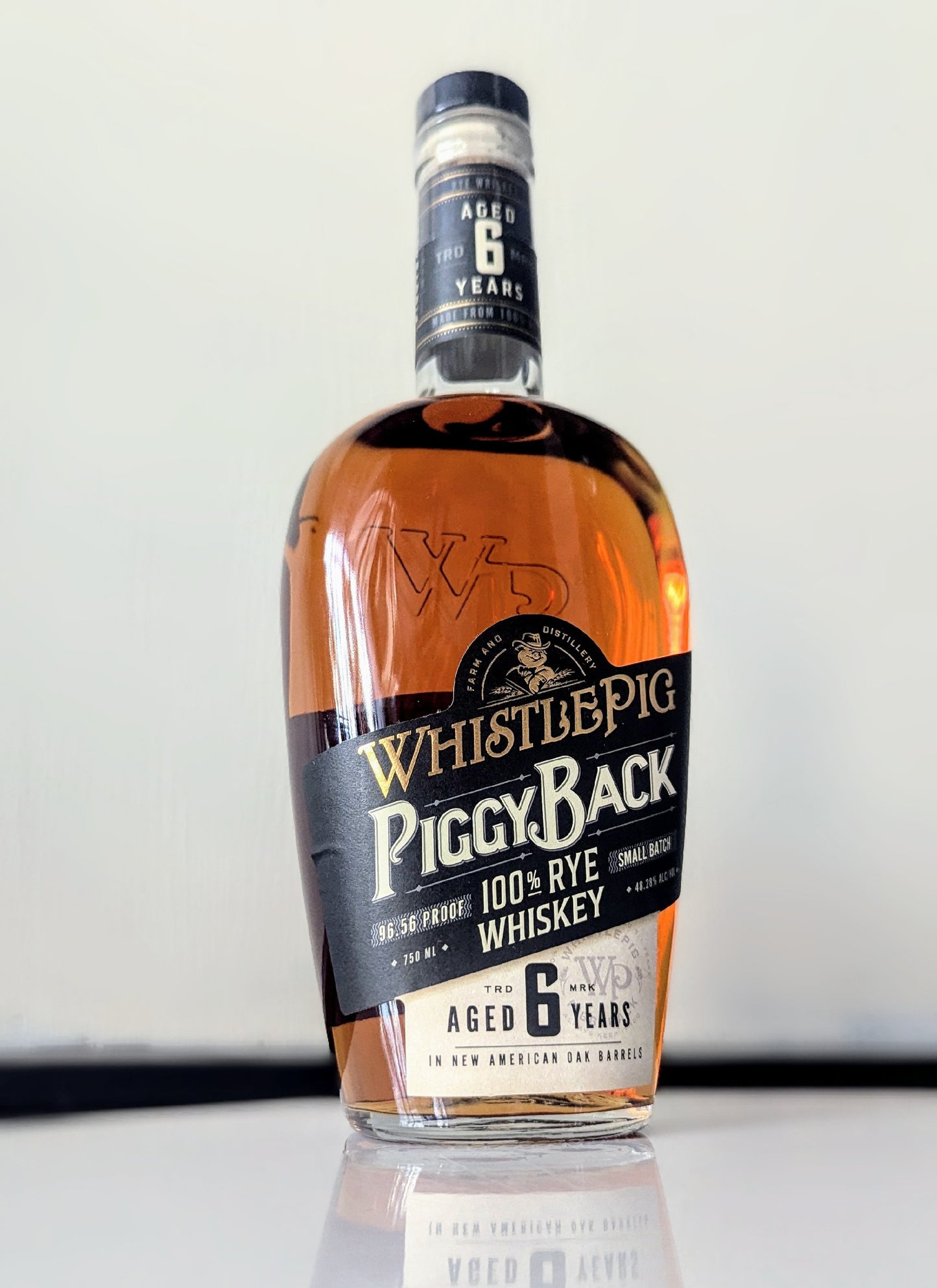 Whistlepig Piggyback 6 Year Old Rye Whiskey
