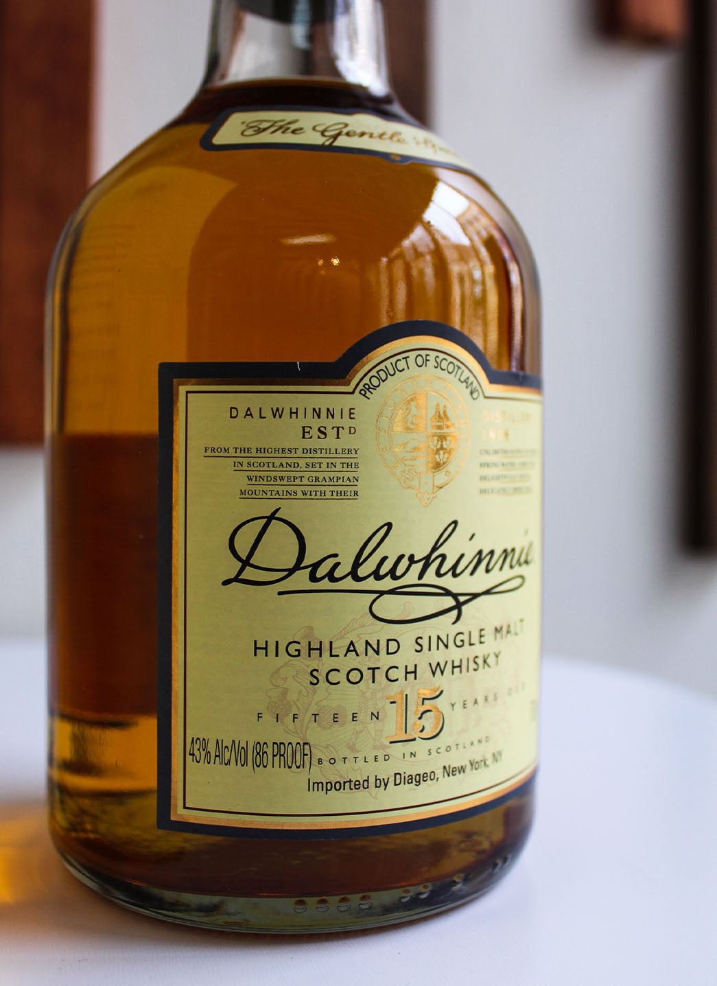 Dalwhinnie 15 Year Old Single Malt Scotch